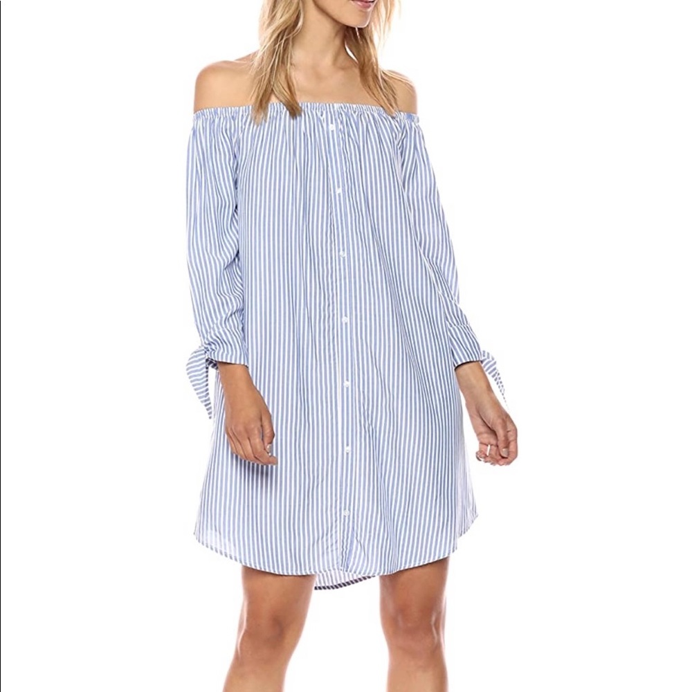 Cupcakes and Cashmere loose stripe dress